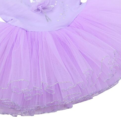Girls Skirted Leotards Ballet Dance Tutu Princess Dress Ballerina Costumes 3-8Y in Kuwait