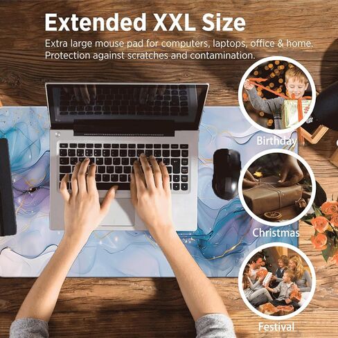 kawaii anime mousepad - قطع كرتون أرنب مدد كبير Mousepad Gaming XXL لوحة المفاتيح زلة سجادة المكتب المقاومة للماء للمكتب 31.5 "x11.8" x0.12 " in Saudi Arabia