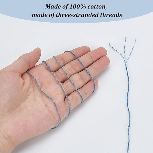 FreeBloss 5 PCS Sashiko Thread Sashiko Kit Sashiko Skein 110 Yards*5 Colors Natural Plant Daled Sashiko Cotton Thels in Saudi Arabia