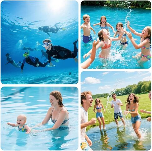 حقيبة جافة للهاتف الخلوي، حافظة كبيرة مقاومة للماء لهاتف iPhone 15 14 13 Pro Max، معتمدة من IPX8 وخفيفة الوزن، حقيبة هاتف مقاومة للماء وملحقات السفر لقضاء العطلات، عبوة واحدة - أسود - 8.3 بوصة in Kuwait