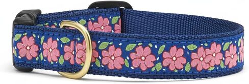 Up Country Pink Garden Pattern Dog Collar, Small (9 to 15 Inches) 5/8 Inch Narrow Width in Kuwait