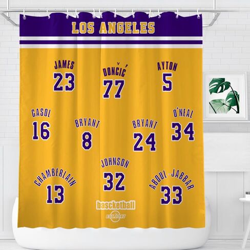 AARONIE Yankee Shower Curtains for Bathroom Decor, New York Shower Curtain with 12 Hooks, for Yankee Wall Flag Banner Tapestry Art Decor, Livingroom Decor 72"×72" in Saudi Arabia