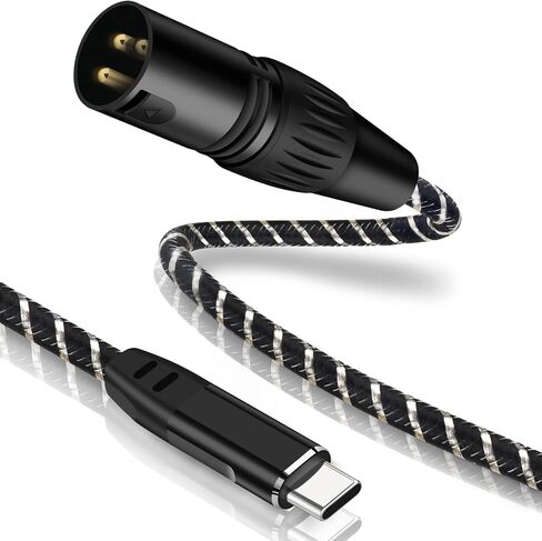 USB C to XLR Cable,6.6 FT XLR Male to USB C Converter Adapter,USB Type C to XLR Male Output Stereo Cable for Amplifier, Speaker, Mixer Console, etc in Saudi Arabia