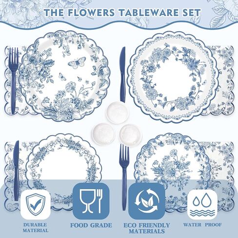 300 PCS CHERRY PLATES و NEDKINS TABIND SET (تقدم 50) ، قش CAPS CUPS PLATS in Kuwait