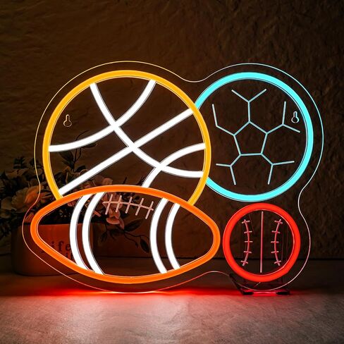 NOSUN Golf Neon Sign Golf Neon Signs for Wall Decoe Light Up Sign، Golf Course LED Sign Golf Flag Ball Neon Light Sign لافتات نيون لنادي الجولف، صالة الألعاب الرياضية، رجل كهف جدار ديكور أضواء النيون LED ضوء علامة in Saudi Arabia