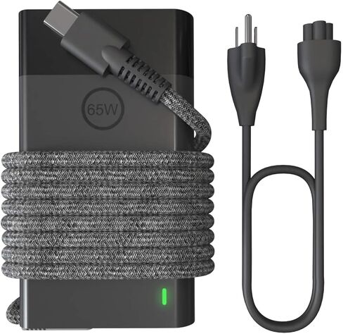 شاحن كمبيوتر محمول 65 وات USB C لـ HP Spectre X360، Envy X360، EliteBook X360، Chromebook، Elite X2، شاحن HP Spectre/EliteBook/Envy/ZBook/Chromebook لمحول طاقة HP USB-C للشحن السريع من النوع C in Kuwait