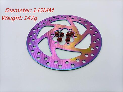 SPEDWHEL 145MM Colorful Disc Brake for Kaabo Wolf Warrior Electric Scooter Brake Disc Skateboard Spare Parts 20211214 0 in Kuwait