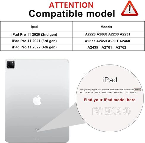 واقي شاشة SPARIN لجهاز iPad Pro 11 بوصة M4 2024 (الجيل الخامس)، مع واقي عدسة الكاميرا وإطار محاذاة، زجاج مقوى صديق للحافظة/قلم Apple [عبوتان + 2] in Kuwait