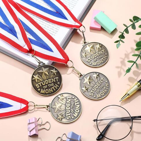 Quelay 2'' Award Medals Bulk Gold Winner Medals with Neck Ribbons Metal Trophy Award Prize Gift for Tournaments, Competitions, Party, Kids and Adults in Kuwait