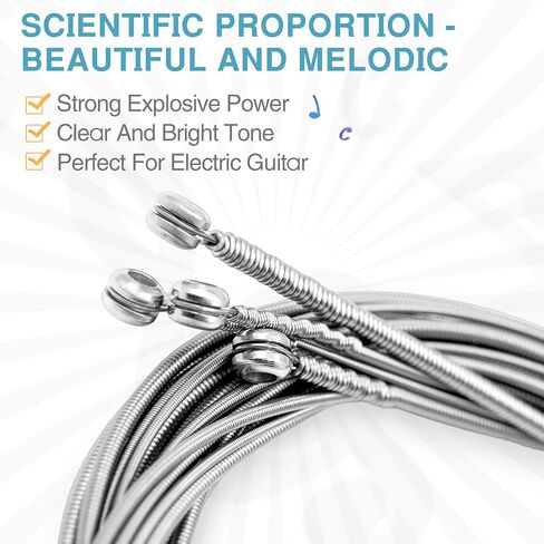 Bass Guitar 5 Strings Guitar Strings Accessories Nickel Alloy Wound Plated Steel Bass Instrument Accessories with Coating Zachary Bass Strings Guitar Replacement Set (5-String,45-130) in Saudi Arabia