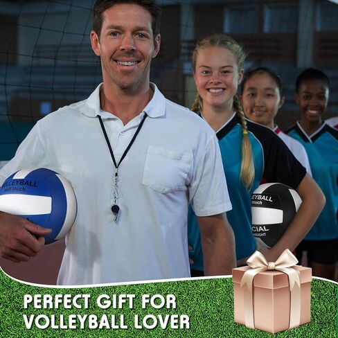 Junkin 6 Pack Volleyballs Official Size 5 Waterproof Soft Volleyball with Pump and Net Bag Outdoor Indoor Beach Gym Game Training Sport Gift for Adults in Kuwait