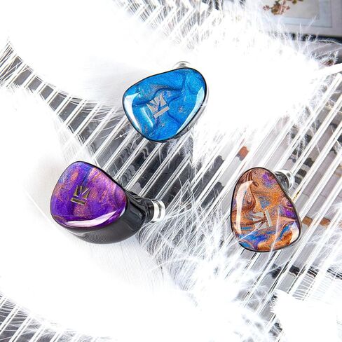 CCA CRA in Ear Monitor Headphones with Microphone Clear Sound Deep Bass Wired Earphone, Ultra-Thin Diaphragm Dynamic Driver IEM Tangle-Free with Hi Res Detachable Cable in Kuwait