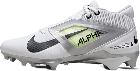 حذاء كرة القدم Alpha Menace 4 Pro NRG من نايكي (FQ3984-600، بيكانتي أحمر/يوسفي ساطع/أحمر تنين/أسود) مقاس 9.5 in Saudi Arabia