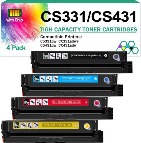 بالنسبة لخرطوشة الحبر Lexmark MC3224 (مع رقاقة) ، 1.5k صفحات عالية الخرطوشة C3210K0 C3210C0 C3210M0 C3210Y0 C3224 MC3224 C3326 MC3326 C3426 PRINTERS ، C320010 INK CARTRIDE in Kuwait