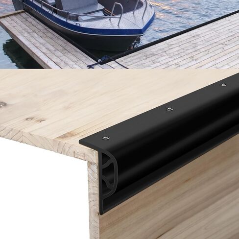 18 ft Dock Guard P Type PVC Profile Dock Guard 3 Pcs 6 ft Rub Rails and Dock Edging Marine Commercial Grade Double Molded Rubber Dock Corner Bumper for Docking Protection Large Boat in Saudi Arabia