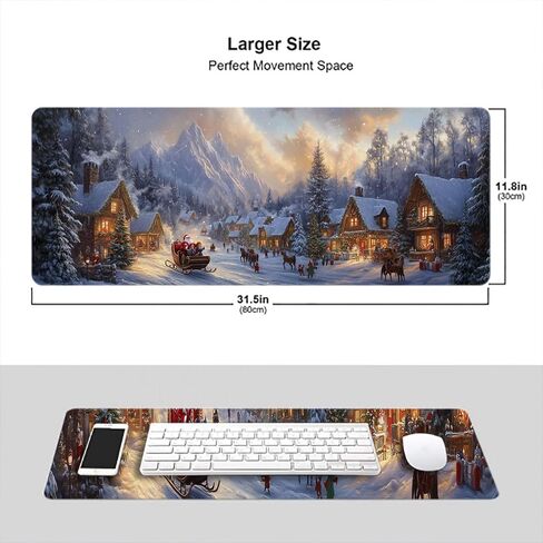 Mythical Dragon Gaming Mouse Pad Desk Pad 31.5 x 11.8 Inch Waterfall Mountains Light Sunlight Mousepad XL Large Gaming Mouse Pad Laptop Keyboard Mat Desk Pad Office Computer Keyboard Laptop Home in Kuwait