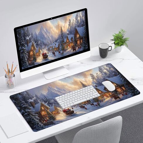 Mythical Dragon Gaming Mouse Pad Desk Pad 31.5 x 11.8 Inch Waterfall Mountains Light Sunlight Mousepad XL Large Gaming Mouse Pad Laptop Keyboard Mat Desk Pad Office Computer Keyboard Laptop Home in Kuwait