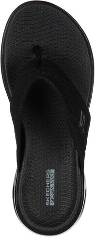 شبشب Skechers On-The-go 600 Sunny Flip Flop للنساء، رمادي، 8 in Saudi Arabia