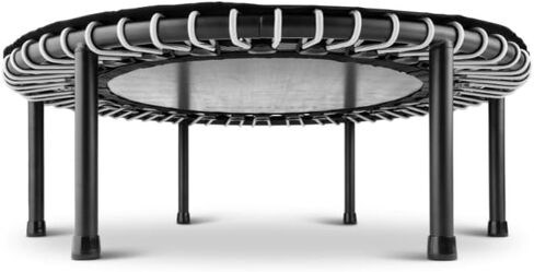 ترامبولين Leaps and ReBounds للبالغين والأطفال - Rebounder مع مقاطع فيديو للتمرين عبر الإنترنت - للألعاب الخارجية واللياقة البدنية والأنشطة الترفيهية - معدات تمارين القلب الآمنة والهادئة والمتينة in Kuwait