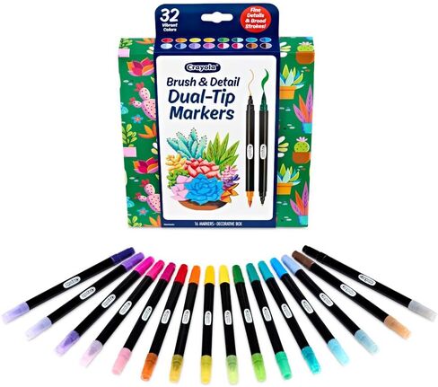 مجموعة علامات القلم الحبر Crayola Gel ، 14 أقلام Matte & Glitter ، أقلام الجل للتلوين ، النقطة الجميلة ، الهدية للأطفال والمراهقين ، الأعمار 4+ in Saudi Arabia