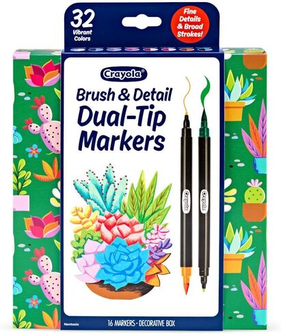 مجموعة علامات القلم الحبر Crayola Gel ، 14 أقلام Matte & Glitter ، أقلام الجل للتلوين ، النقطة الجميلة ، الهدية للأطفال والمراهقين ، الأعمار 4+ in Saudi Arabia