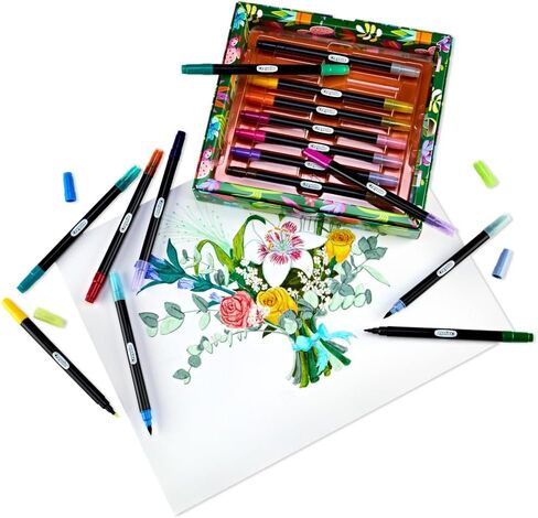 مجموعة علامات القلم الحبر Crayola Gel ، 14 أقلام Matte & Glitter ، أقلام الجل للتلوين ، النقطة الجميلة ، الهدية للأطفال والمراهقين ، الأعمار 4+ in Saudi Arabia