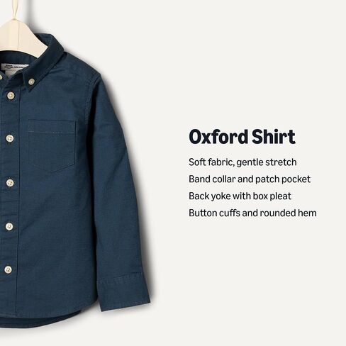 Amazon Essentials x Sofia Grainge Toddlers and Baby Boys' Stretch Oxford Collar Shirt in Saudi Arabia