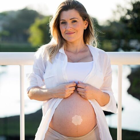 30 Pcs Pregnancy Belly Button Cover Patch 2.16" Reusable Washable Hide Belly Button Cover for Use Under Maternity Dress Pregnancy Shirt in Saudi Arabia