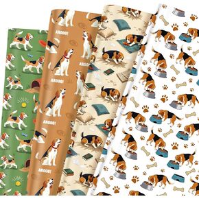 12 Sheets Firefighter Wrapping Papers, Fire Truck Gift Wrap Papers with Firedogs, Fire Rescue Equipment Gift Packing Paper Art Paper for Birthday Baby Shower Fireman Party Decor DIY Craft, 28 x 20IN in Saudi Arabia