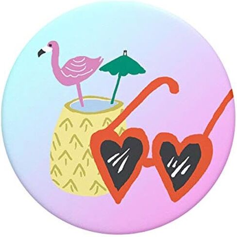 PopSockets PopGrip - توسيع الحامل والقبضة مع جزء علوي قابل للتبديل للهواتف الذكية والأجهزة اللوحية - Black Ice in Saudi Arabia