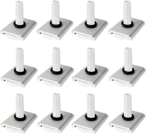 Aluminum Kayak Track Adapter with O-Ring Included Compatible for Feelfree, Johnny Boats, Sealstream Kayaks and 3 Water Kayaks 6 Pack in Saudi Arabia