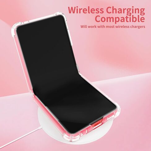 حافظة شفافة لهاتف سامسونج جالاكسي Z فليب 6، حافظة Z فليب 6، حافظة لطيفة على شكل الفهد مطبوعة للنساء والفتيات، حافظة هاتف شفافة نحيفة من مادة TPU مضادة للصدمات لهاتف جالاكسي Z فليب 6، ليوبارد in Kuwait