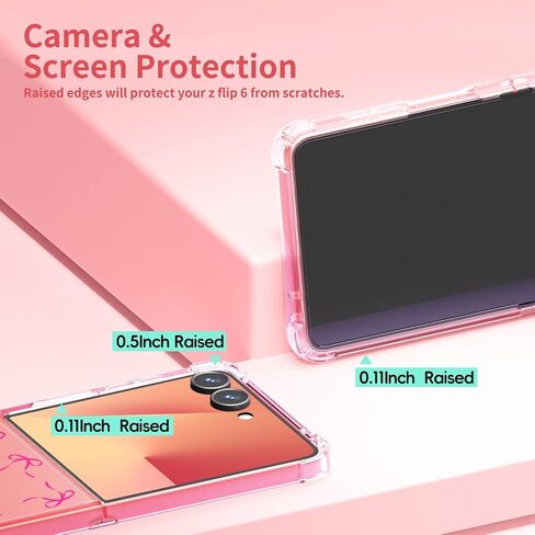 Halloween Phone Case for Z Flip 6 Case Clear, Galaxy Z Flip 6 Halloween Phone Case for Women Girls Girly Cute Ghost Pattern Soft TPU Slim Phone Case for Samsung Galaxy Z Flip 6, Ghosts in Kuwait