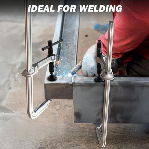 Bar Clamps 4-Pack, 12-Inch Light-duty Drop Forged Steel F Clamps (450 lbs) for Welding and Woodworking in Saudi Arabia