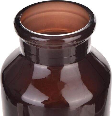 Glass Bottle,Lab Wide Mouth Reagent Bottle,Amber Glass Reagent Bottle,250ml Borosilicate Glass Bottle With Glass Ground Stopper (250ML) in Kuwait