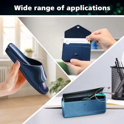 YOUSU Silk TPU Filament 1.75mm, 95A TPU 3D Printing Flexible Filament, High Hardness Resilience, Soft Adhesive Material, Elastic, 1kg(2.2lbs), Silk TPU Gold,Dark Gray,Blue,Purple in Saudi Arabia