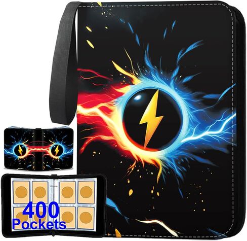 Card Card Card Binder 4-Pocket ، 400 Slots Toping Slots Collabible Card Abran in Saudi Arabia