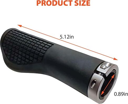 Skwiki Ergonomic Bicycle Handlebar Grips, Anti-Slip, Comfortable and Durable, Advanced Hand Support, Release Wrist Fatigue. for MTB, Commute, City Bikes, Trek and Cruise Bikes. in Saudi Arabia