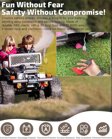 2-pack 18v لـ Milwaukee M18 محول البطارية لعجلات الطاقة: محول محول بطارية حفر الأداة لعجلات الطاقة RC Car DIY Contraction Kit in Kuwait