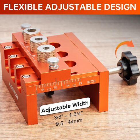 طقم Jig Hole Jig ، نظام جيج ثقب الجيب القابل للتعديل مع أطواق التوقف ، JIG SCREW JIG 30PCs مع مسامير ، قابس خشبي ، وجع Allen للأعمال الخشبية in Kuwait