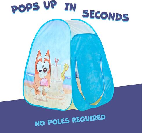 Bluey Pop 'N' Fun 4 Swide Popp Play Tent in Kuwait