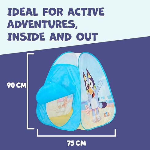Bluey Pop 'N' Fun 4 Swide Popp Play Tent in Kuwait