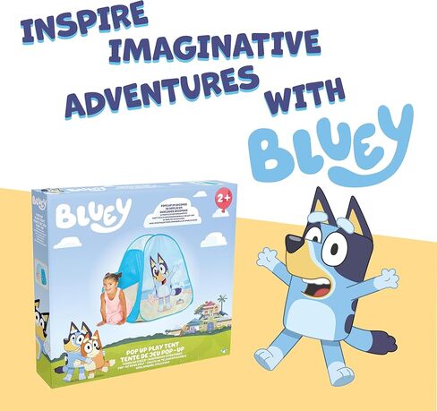 Bluey Pop 'N' Fun 4 Swide Popp Play Tent in Kuwait