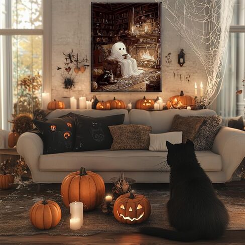 Fall Paint by Numbers Kits for Adults Beginner with Framed Canvas, Gnome Pumpkins Color by Number, Easy Adult Paint by Numbers Painting Kit, Acrylic Arts and Craft for Home Wall Decor 8x12inch in Saudi Arabia