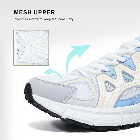 Women's Sneakers Running Tennis Shoes Non-Slip Work Shoes Hiking Shoes Tail Running Shoes in Saudi Arabia