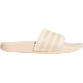 صندل Adilette مريح منزلق للنساء من adidas، لافندر ثلجي/برتقالي/أخضر كتان، 10 in Kuwait