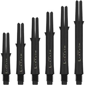 Dart Shafts: Carbon Fiber - 2BA Thread - for Soft Tip and Steel Tip Darts - Size 130 (Extra Short) in Kuwait