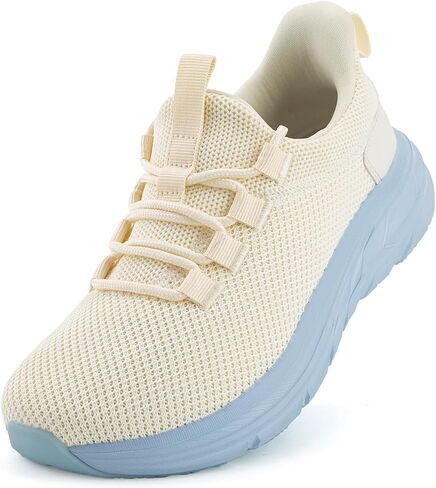 KOLILI Women's Wide Toe Box Shoes Easy Slip On Cushion Walking Sneakers in Kuwait