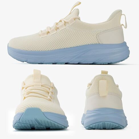 KOLILI Women's Wide Toe Box Shoes Easy Slip On Cushion Walking Sneakers in Kuwait