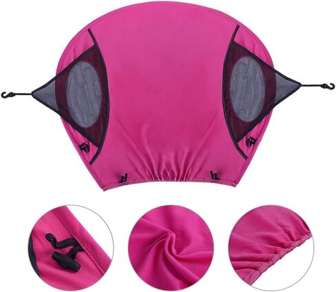 Ibluelover عربة Sun Sun Shield Shield Anti-Uv Childers Canopy Summer Pram Sunshade Therming Bustable Buggy Buggy Rain Cover مع حزام قابل للتعديل لإكسسوارات مقعد السيارة in Saudi Arabia